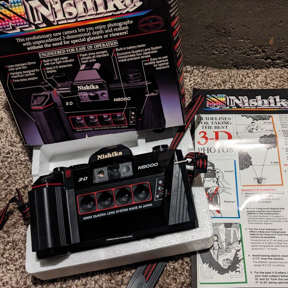 Nishika N8000 3d film camera 35mm